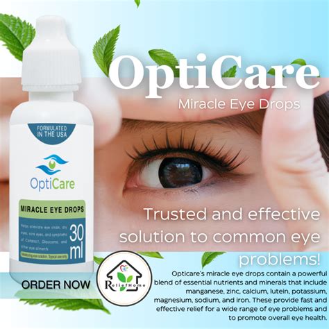 opticare miracle eye drops benefits